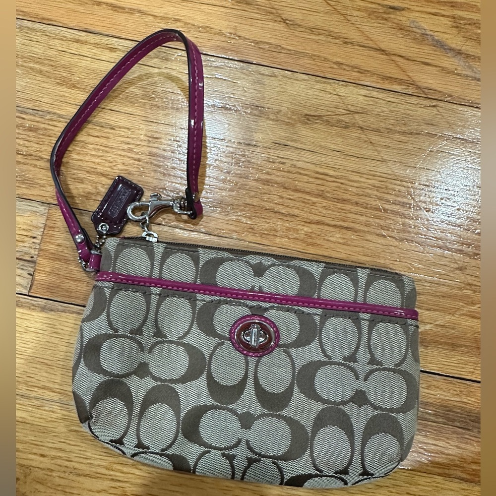 Vintage Coach Wristlet Small Purse Wallet